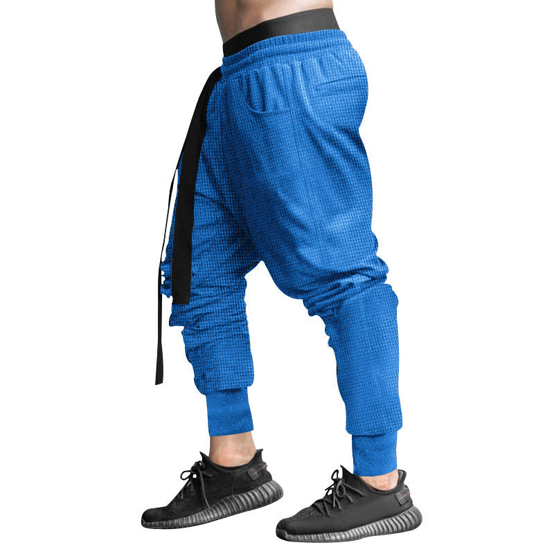 Men's stylish casual pants with elastic waistband and trendy drawstring Skorter