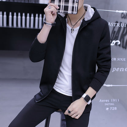 Men's transitional jacket with cozy inner lining and practical hood system Skorter