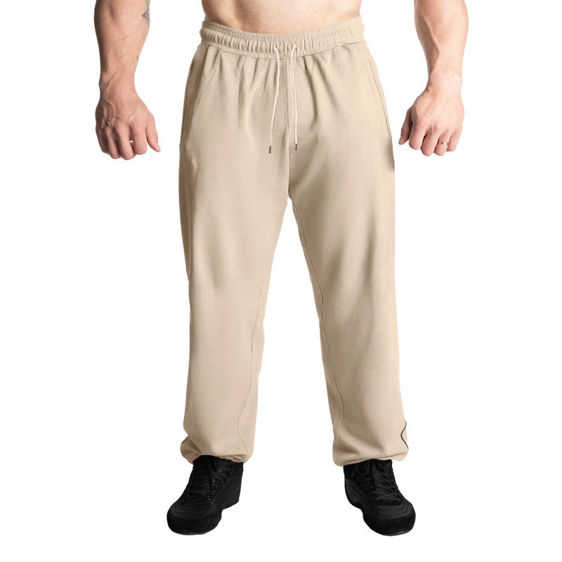 Men's sporty jogging pants with adjustable waistband and side pockets Skorter