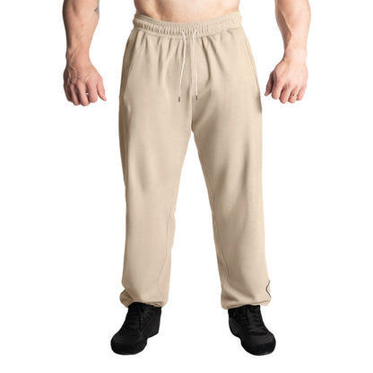 Men's sporty jogging pants with adjustable waistband and side pockets Skorter