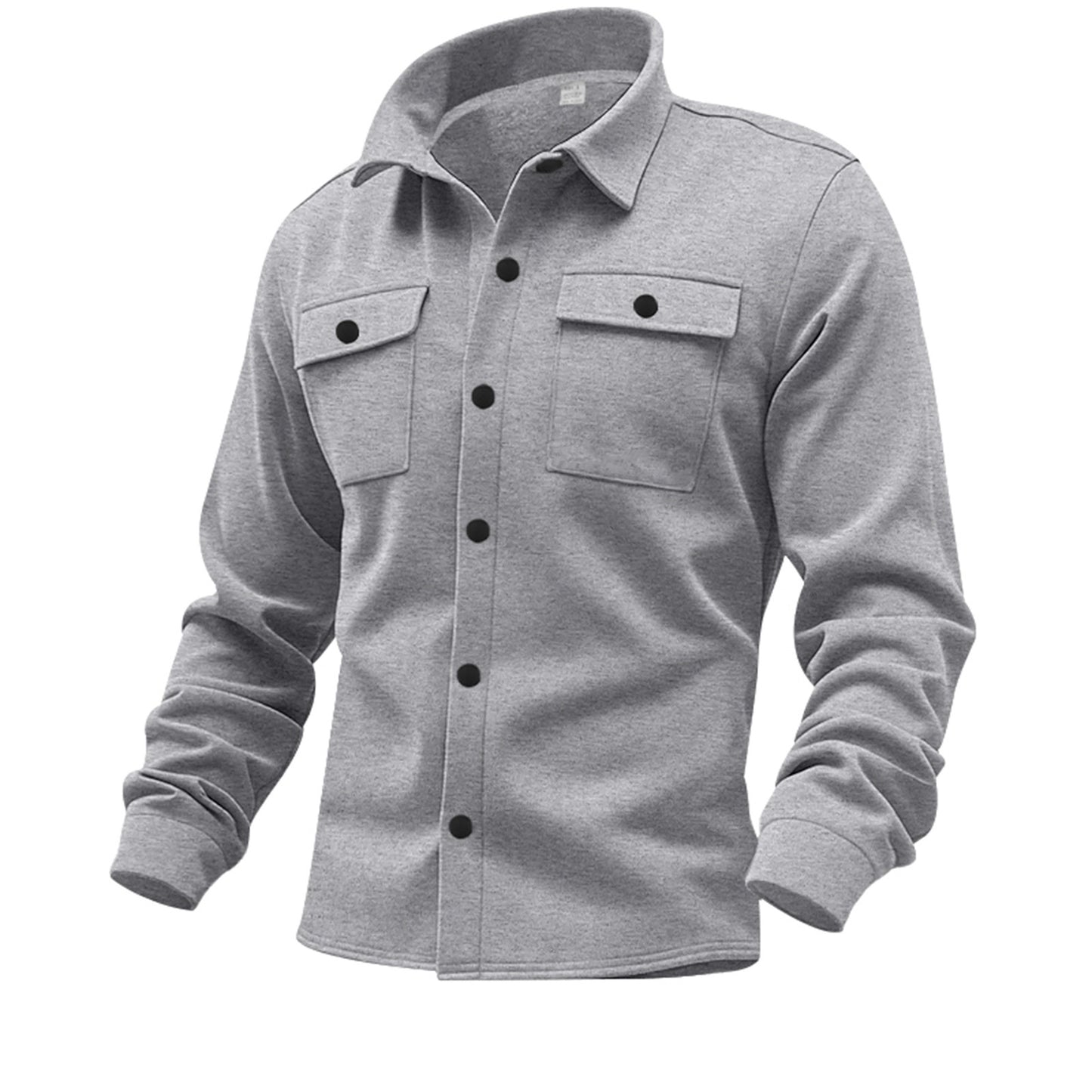 Men's utility shirt with patch pockets and modern design Skorter