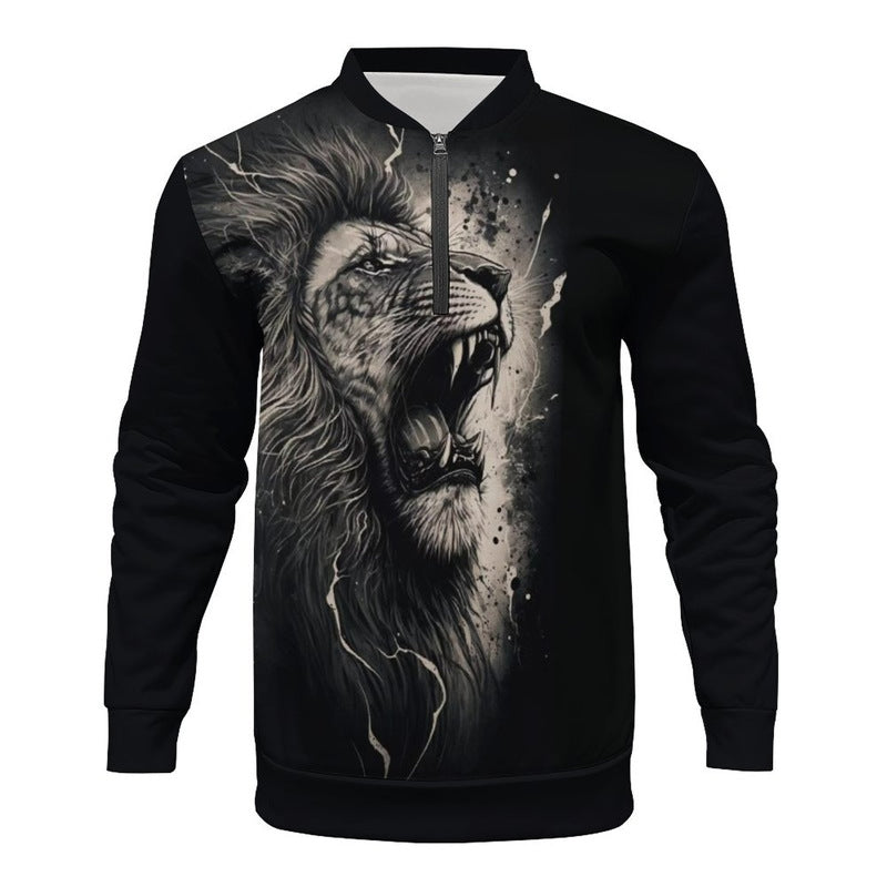 Men's sweatshirt with stylish zipper Skorter