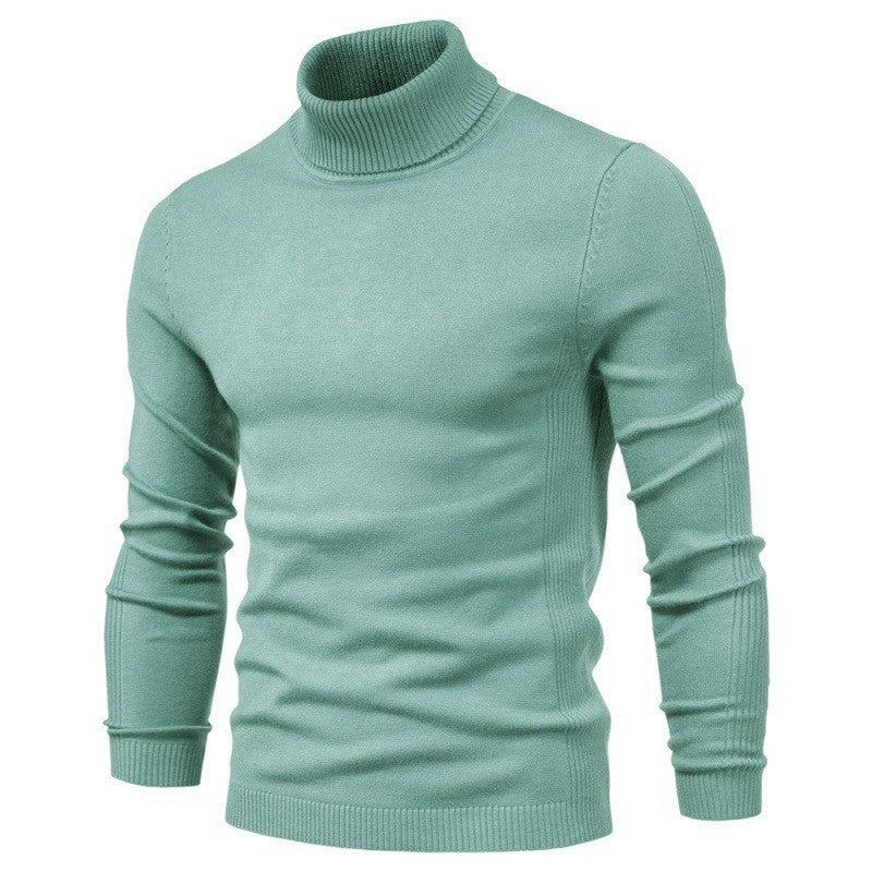 Men's stylish turtleneck sweater made of fine Merino wool Skorter