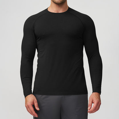 Men's Athletic Long-Sleeve Compression Shirt Skorter