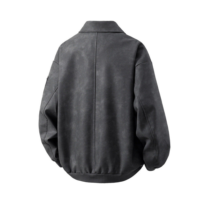 Men's transitional jacket with innovative design and multifunctional zippered pockets Skorter