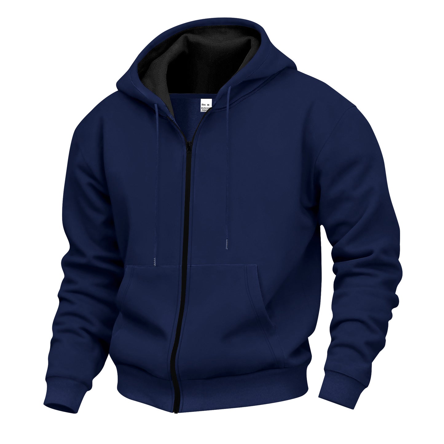 Men's Premium Hooded Jacket with Full Zipper and Soft Fleece Lining Skorter