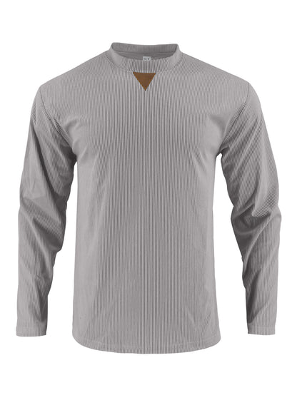 Men's sporty long-sleeve shirt with innovative texture design Skorter