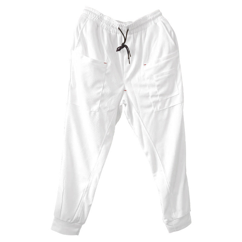 Herr cargojoggingbyxor med praktiska sidofickor och elastiskt midjeband.