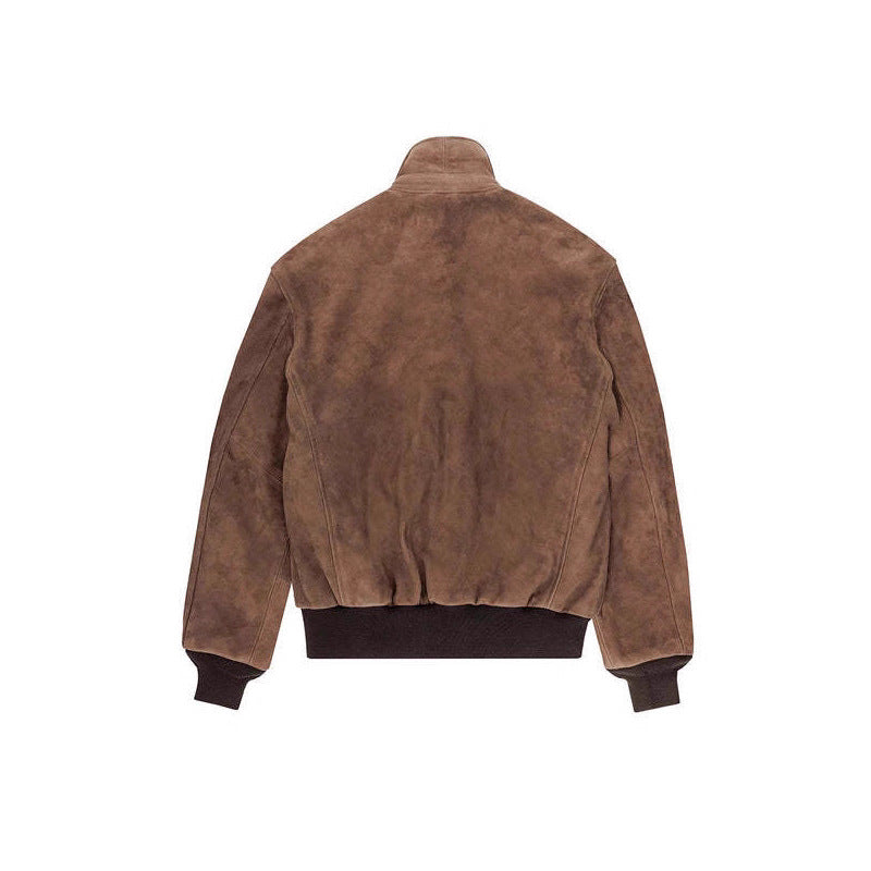 Men's suede jacket with high-quality craftsmanship and practical pockets Skorter