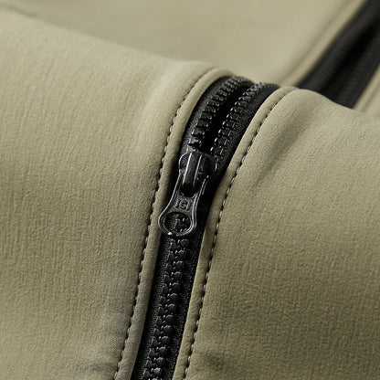 Men's Breathable Outdoor Jacket with High Collar and Practical Pockets Skorter