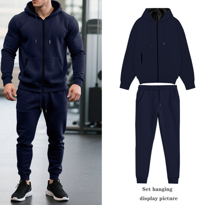 Men's tracksuit with hood and practical pockets Skorter