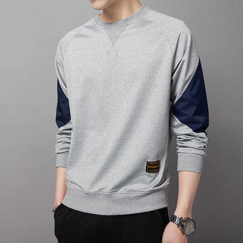 Men's sporty sweatshirt with contrasting sleeves Skorter
