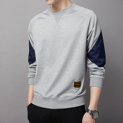 Men's sporty sweatshirt with contrasting sleeves Skorter