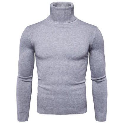 Men's elegant turtleneck sweater made of fine merino wool Skorter