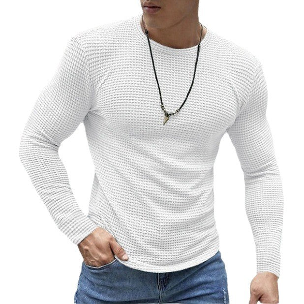 Men's versatile long-sleeve shirt in structured design Skorter