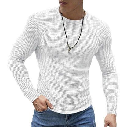 Men's versatile long-sleeve shirt in structured design Skorter