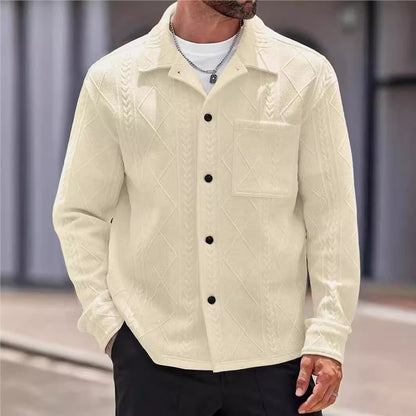 Men's textured leisure jacket Skorter