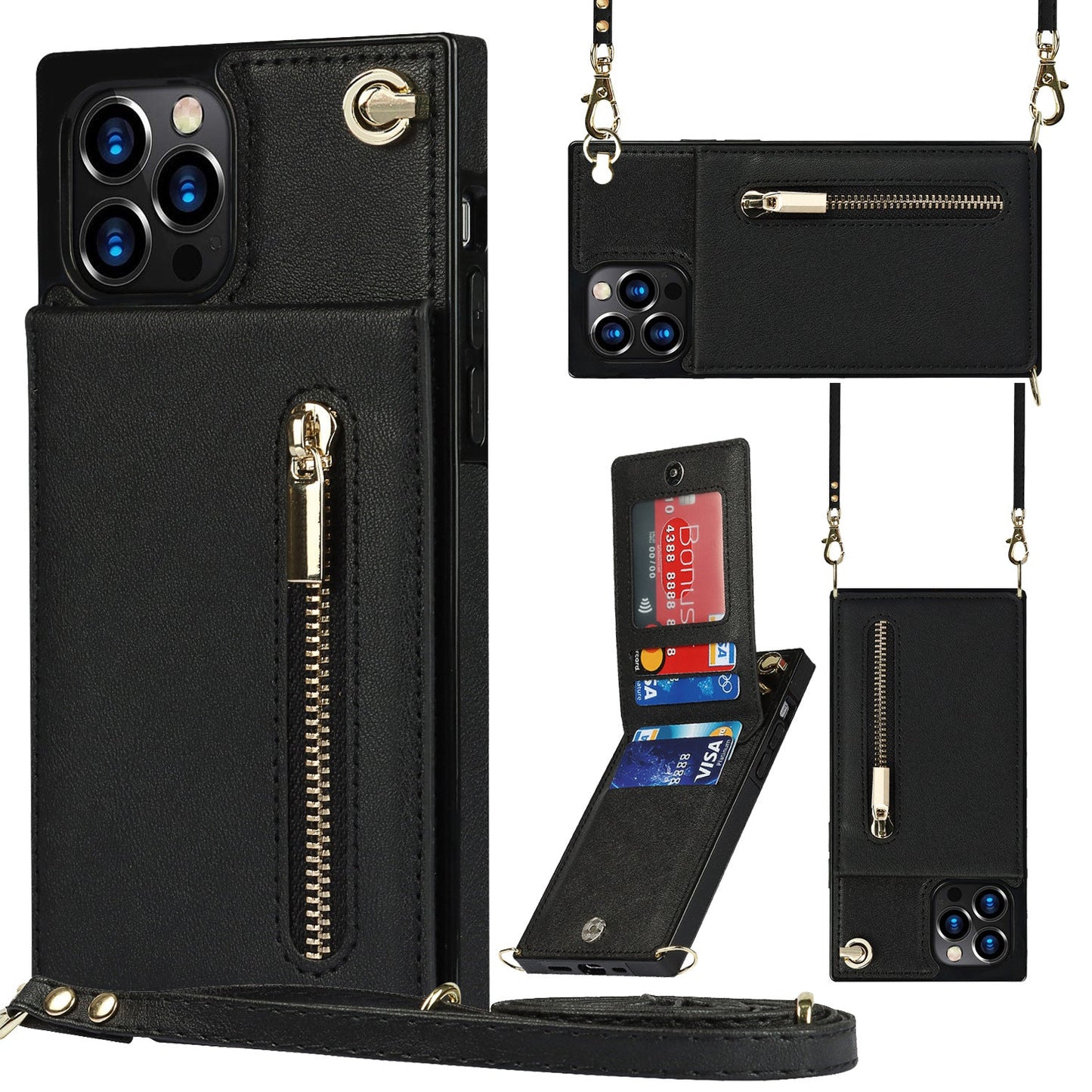 Skorter | 3in1 Phone Case with Card and Coin Pocket Crossbody Bag