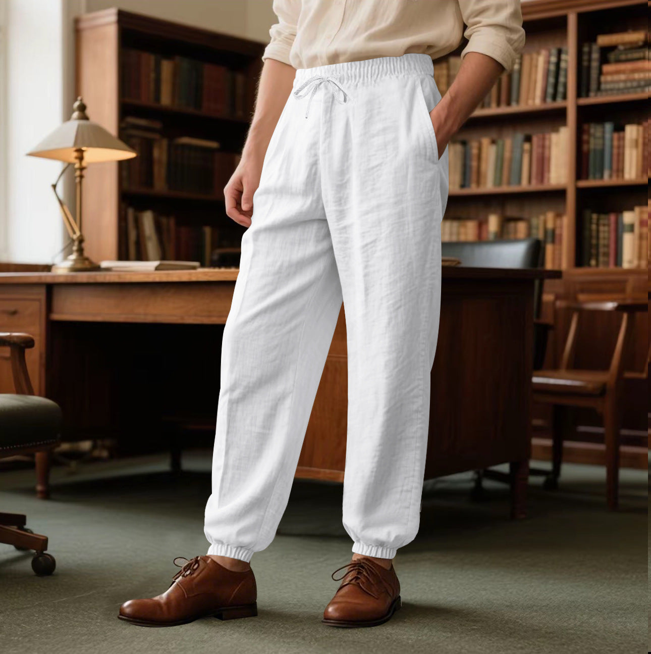 Herr Bekväma och Andningsbara Fritidsbyxor Skorter