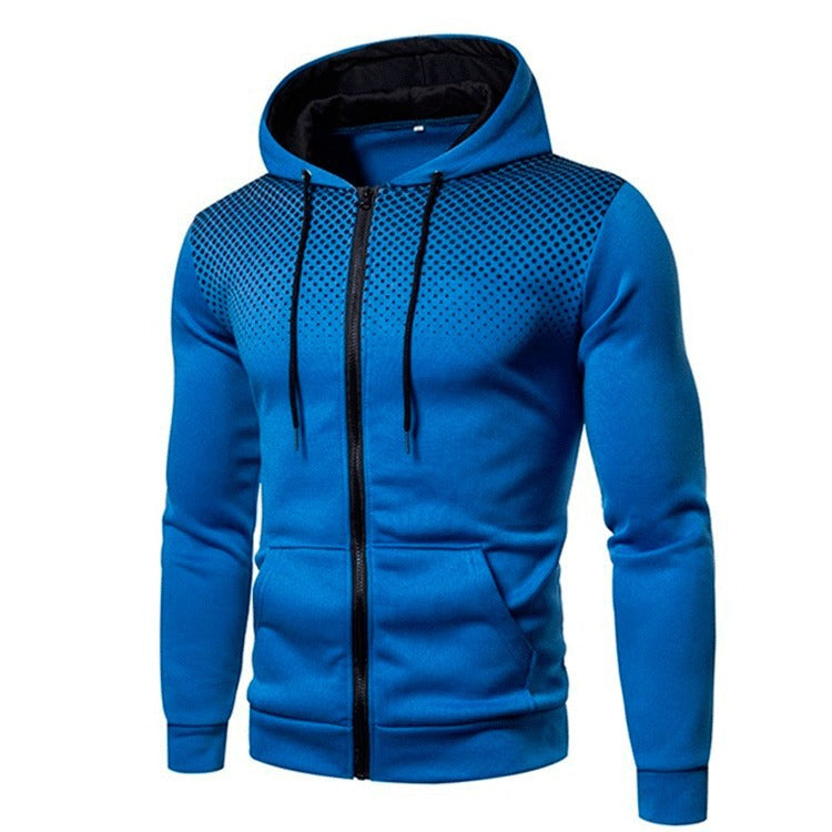 Men's stylish zip hoodie with breathable inserts Skorter