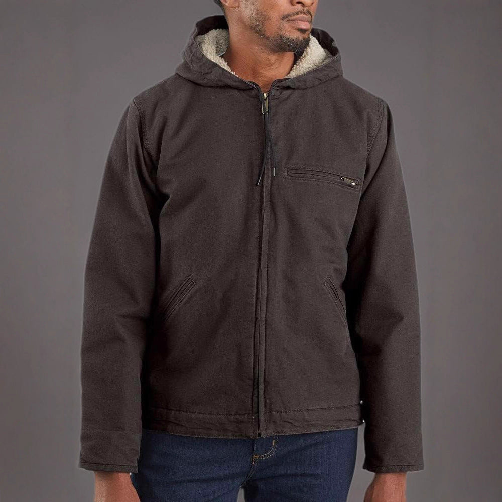 Men's windproof leisure jacket with fleece lining and practical pockets Skorter