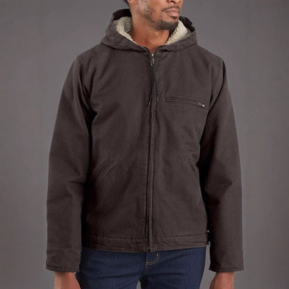 Men's windproof leisure jacket with fleece lining and practical pockets Skorter