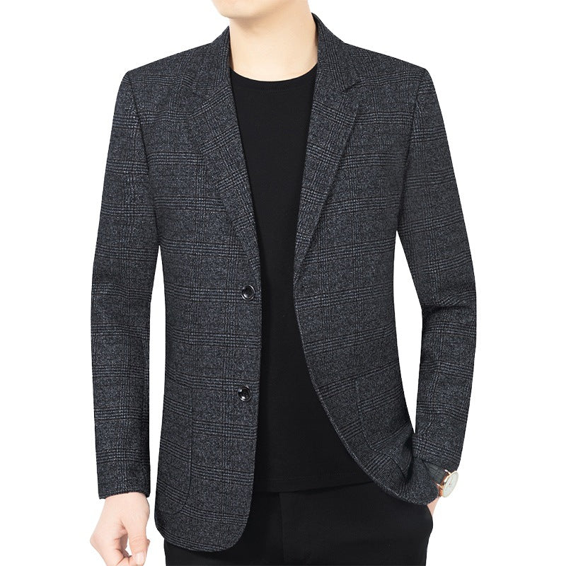 Herrkavaj Elegant rutigt tyg Skorter