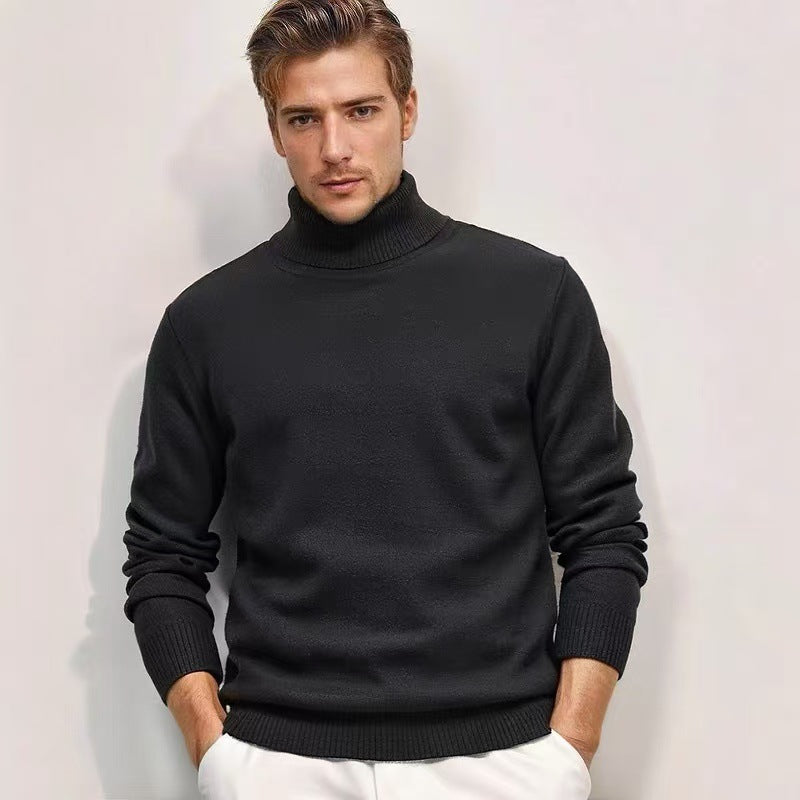 Men's turtleneck sweater made of fine knitting Skorter