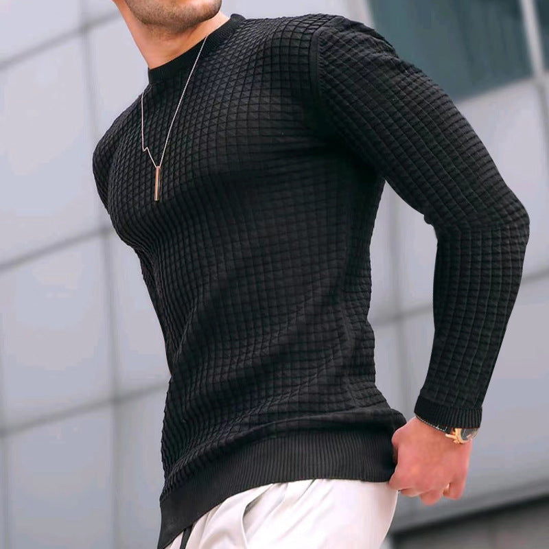 Men's textured sweater Skorter