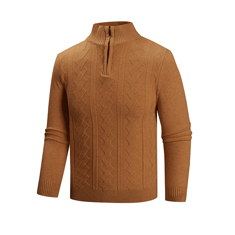 Men's sweater with high collar Skorter