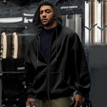 Men's zip hoodie with comfortable pockets and soft inner lining Skorter