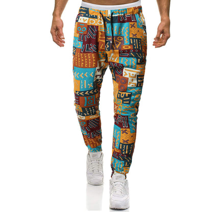Men's stylish joggers with unique pattern Skorter