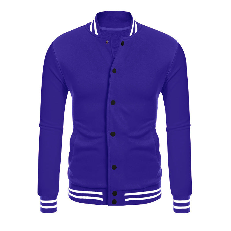 Men's sporty sweatshirt jacket with elegant contrasts and practical pockets Skorter
