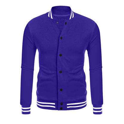 Men's sporty sweatshirt jacket with elegant contrasts and practical pockets Skorter