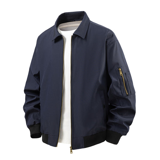 Men's sporty bomber jacket with practical zip pockets Skorter