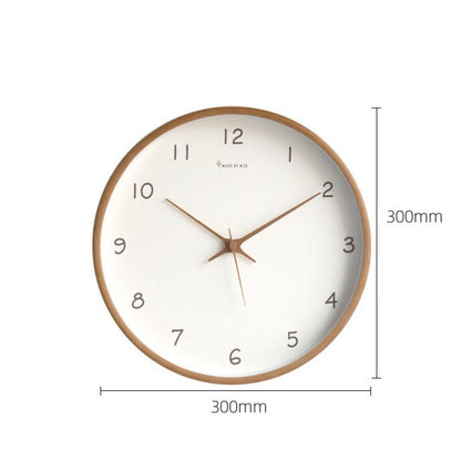Skorter | Simple solid wood analog wall clock for home