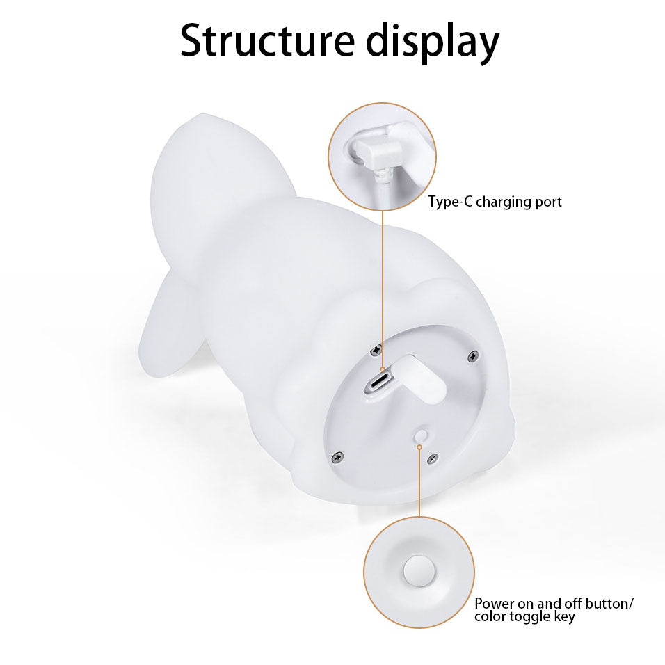 Skorter | Contemporary Creative Rabbit PE LED Table Lamp for the Bedroom