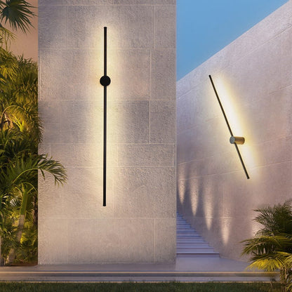 Skorter | LED Outdoor Wall Light Fixture - Waterproof Luminous Line Design for Patios, Gardens & Walkways