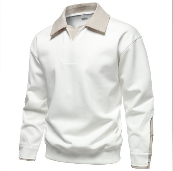 Men's sporty sweater with modern collar and optimal comfort Skorter