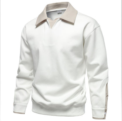Men's sporty sweater with modern collar and optimal comfort Skorter