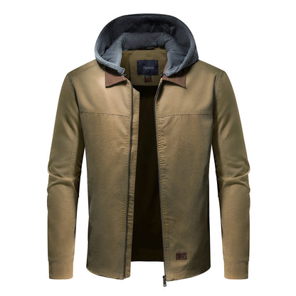 Men's utility jacket with detachable hoodie Skorter