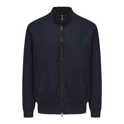 Men's sporty transitional jacket with modern stand-up collar and elastic cuffs Skorter