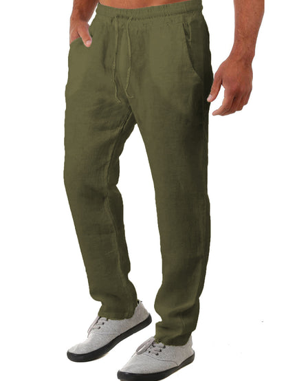 Men's Airy Linen Pants Skorter
