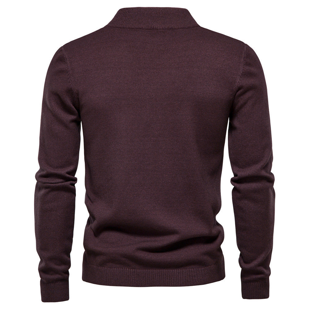 Men's stylish turtleneck sweater made of soft merino wool Skorter