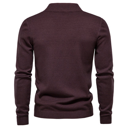 Men's stylish turtleneck sweater made of soft merino wool Skorter