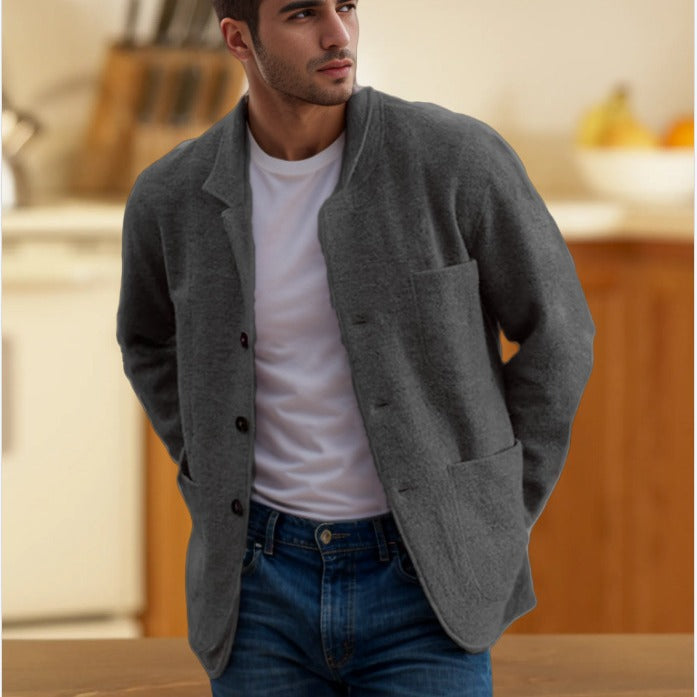 Men's transitional jacket made of high-quality material with a stylish collar and practical pockets Skorter
