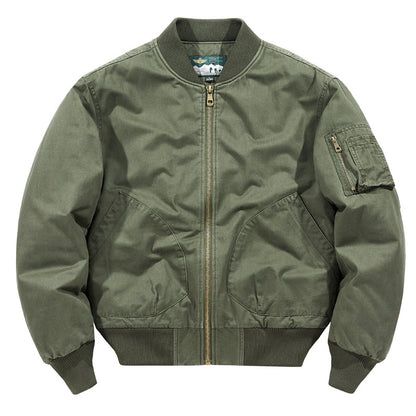 Men's Bomber Jacket with Numerous Practical Pockets Skorter