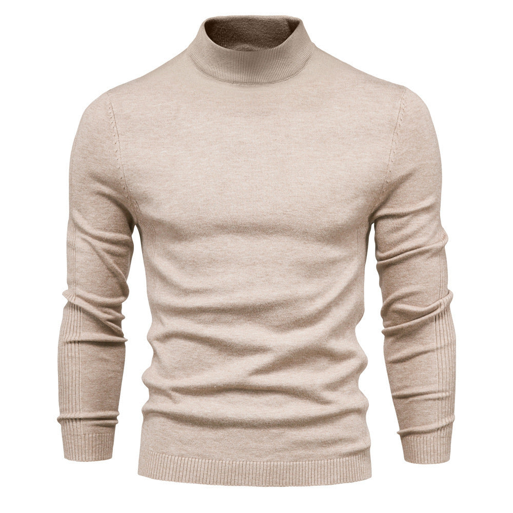 Men's stylish turtleneck sweater made of soft merino wool Skorter