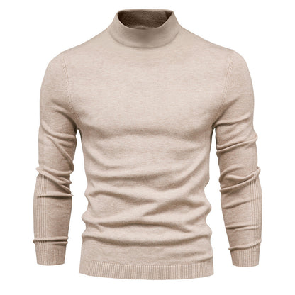 Men's stylish turtleneck sweater made of soft merino wool Skorter