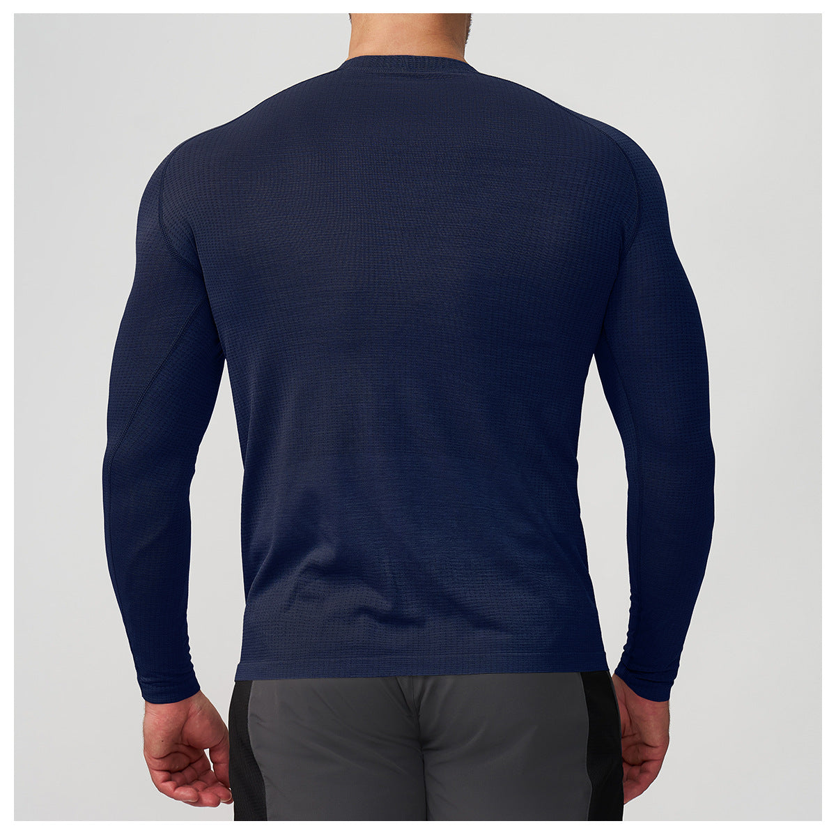 Men's Athletic Long-Sleeve Compression Shirt Skorter
